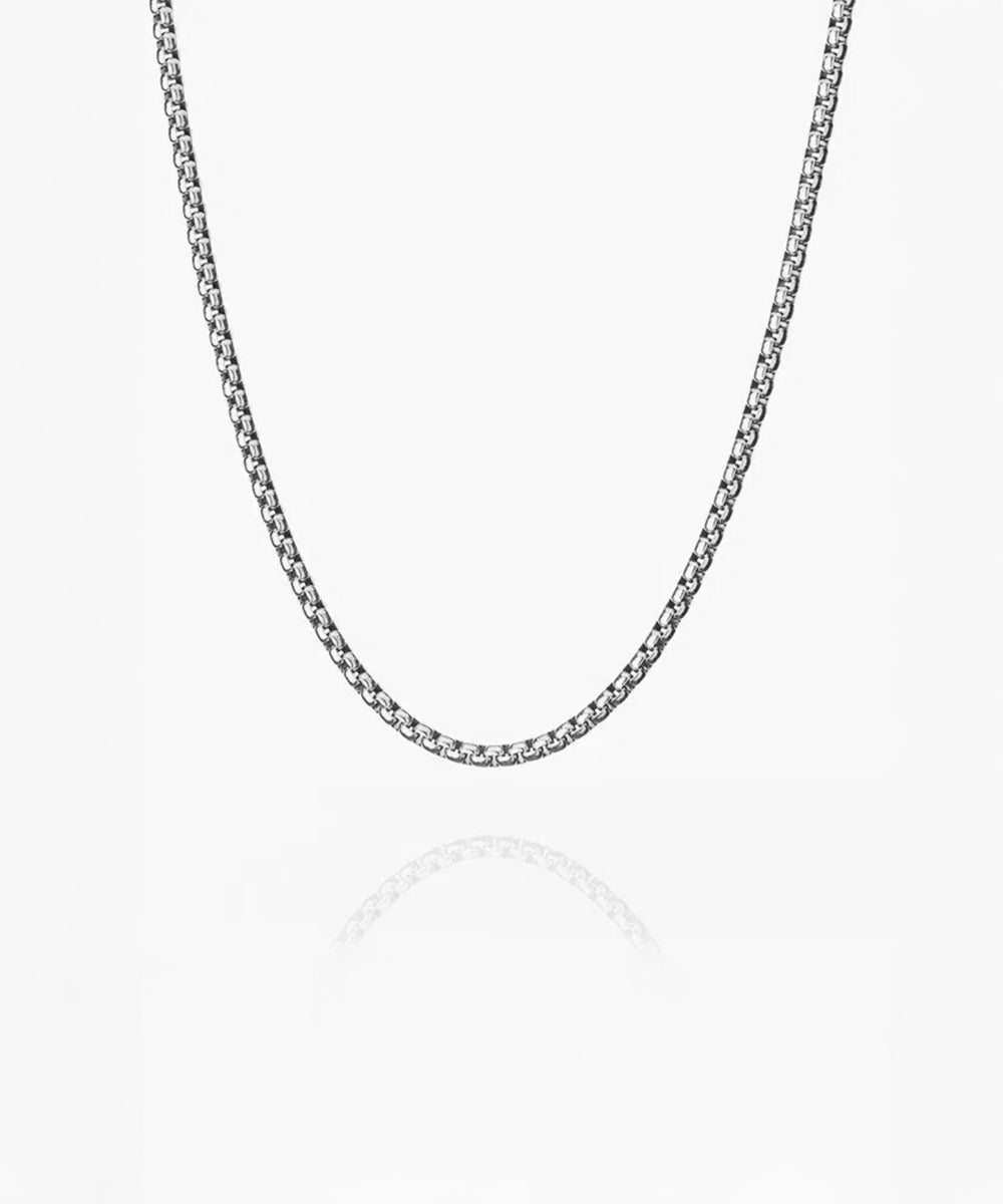 Boxchain Necklace | Silver