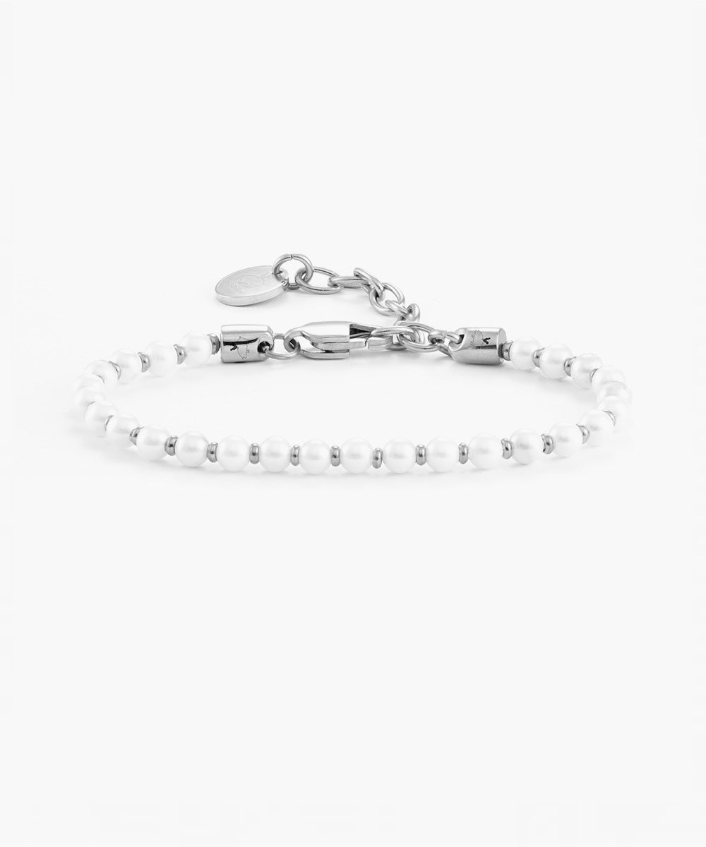 Brontide 4 mm Pearl | Silver