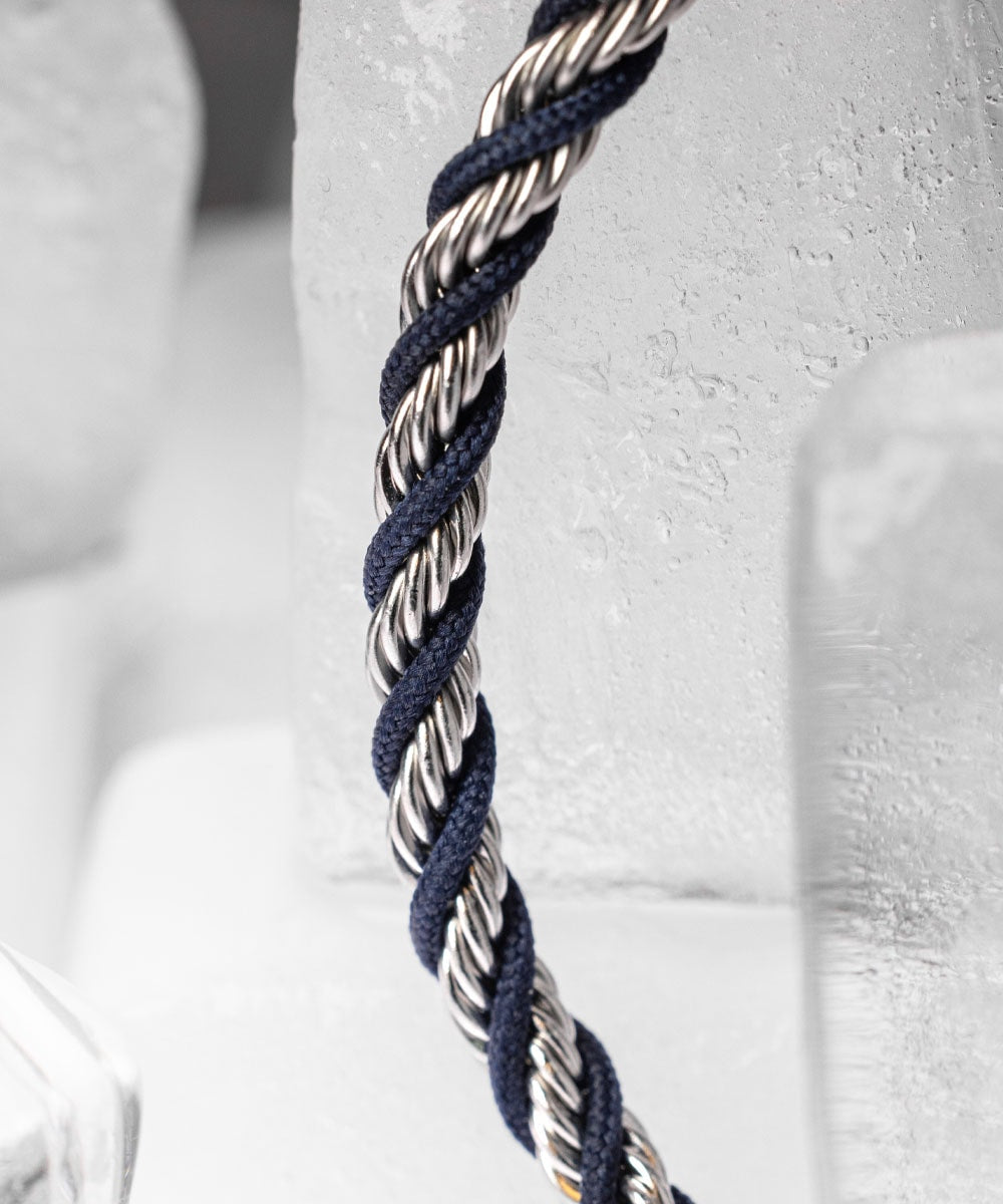 Catena Twisted Navy | Silver