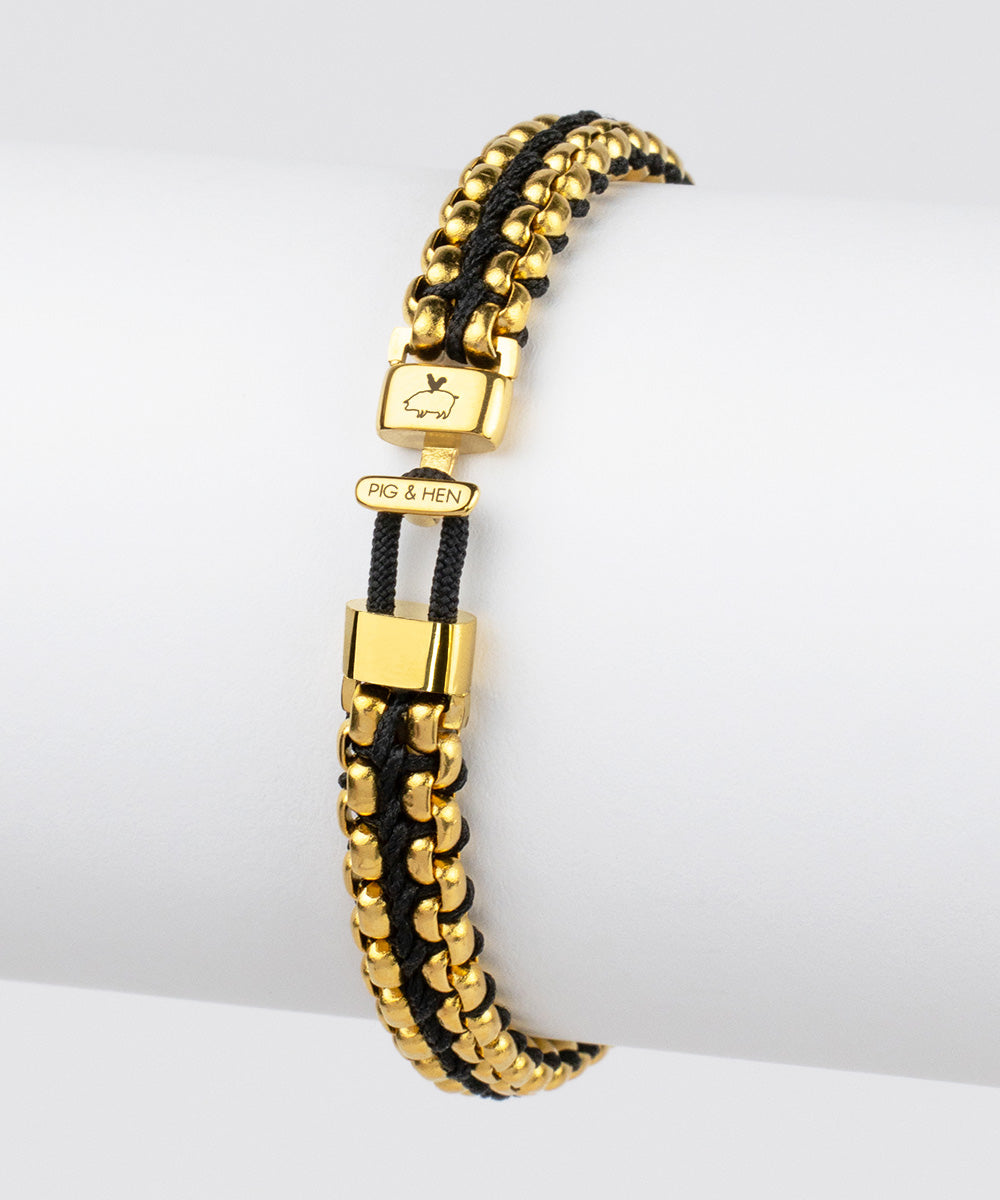 Catena Venetian 7 mm Black | Gold