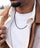 Boxchain Necklace | Black