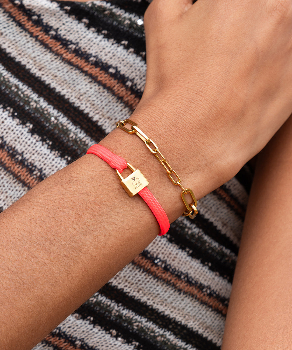 Billy Neon Pink | Gold