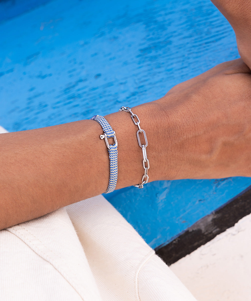 Franky Royal Blue - Lemon | Silver