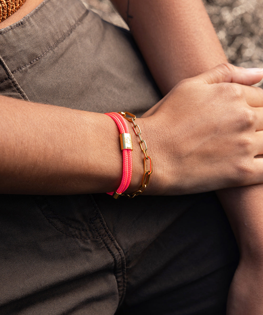 Lewis Neon Pink & Julie Gold Set