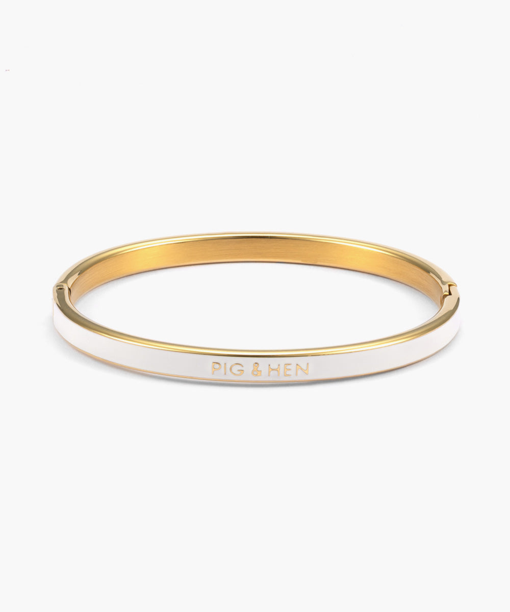 Maya Lou Aura 5mm Ivory | Gold