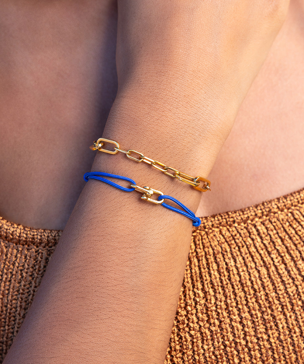 Mia Royal Blue | Gold