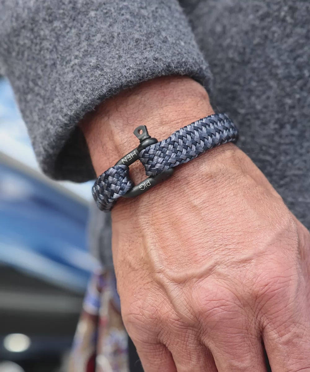 Gorgeous George Navy-Slate Gray | Black