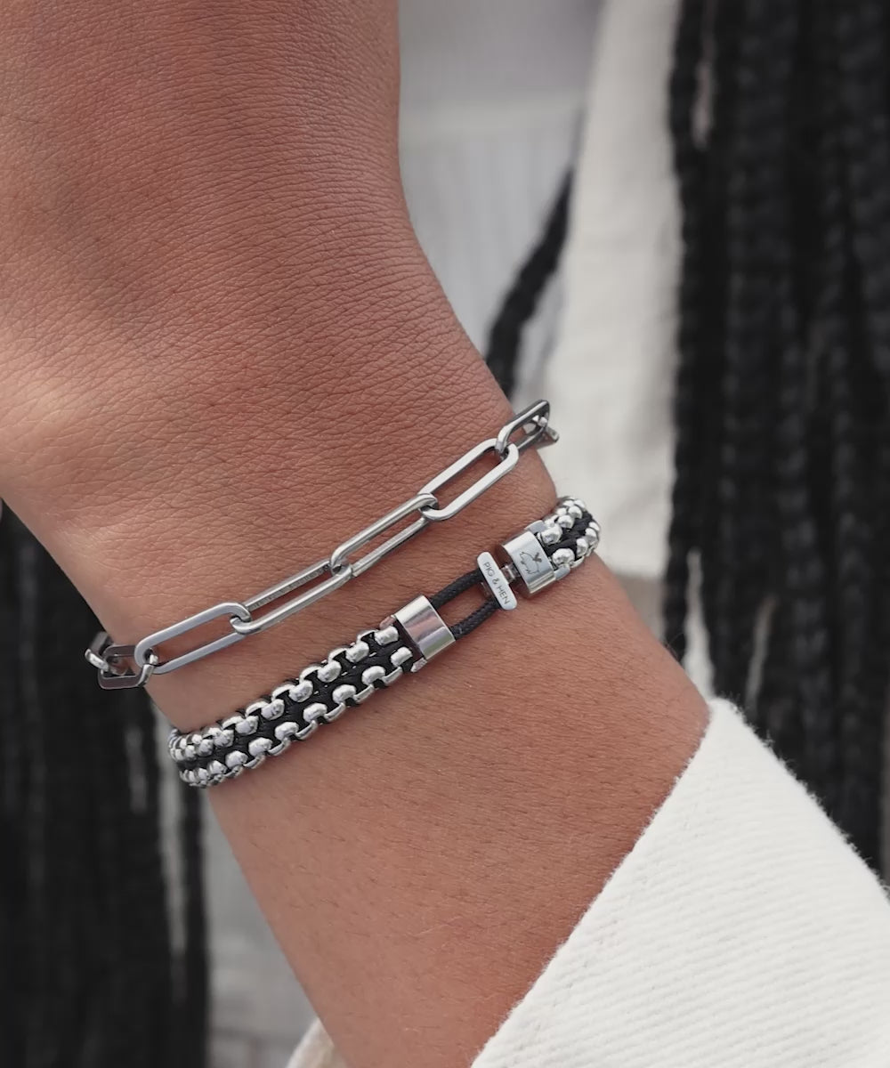 Catena Venetian 7 mm Black | Silver