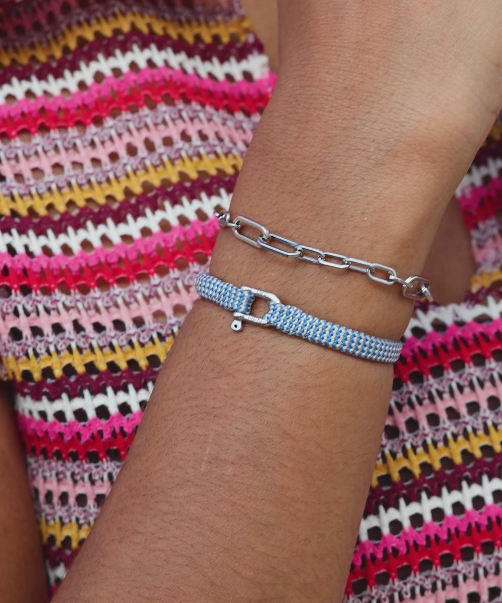 Franky Royal Blue - Lemon | Silver